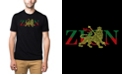 LA Pop Art Men's Premium Blend Word Art Zion-One Love T-shirt